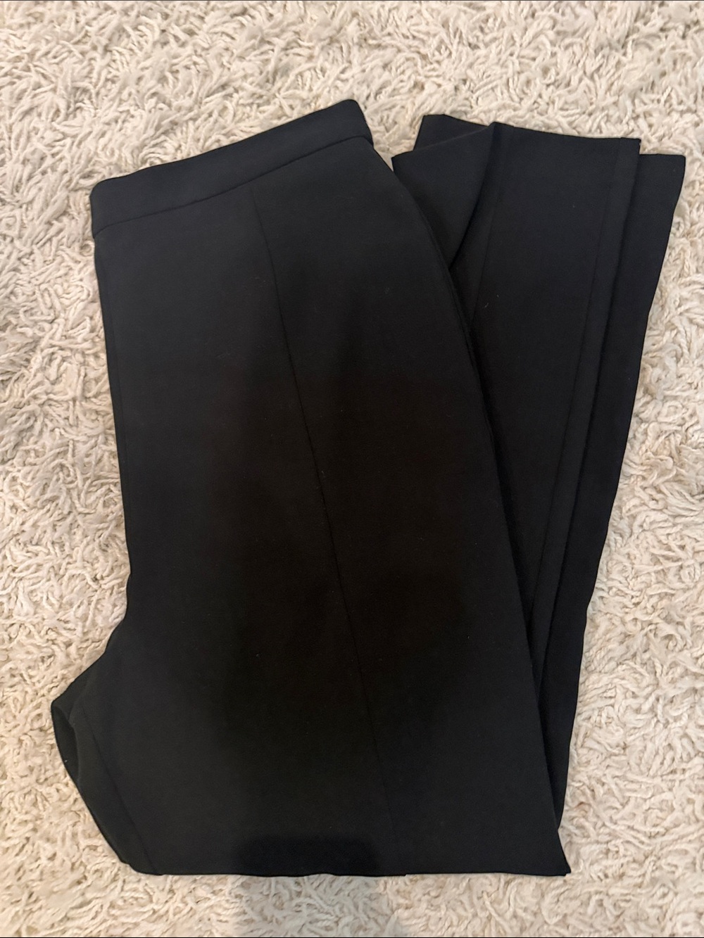 Black Halo Tailored Black Dress Trousers